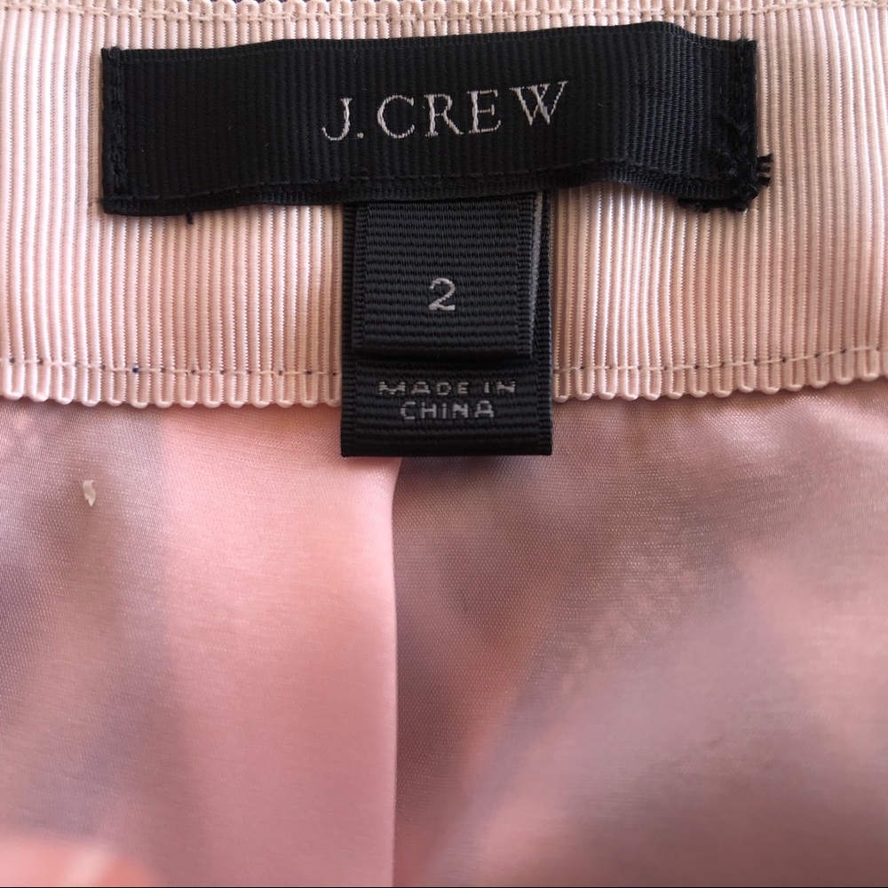 J CREW Salon geometric print purple, blue & pink mini skirt - Picture 2 of 8